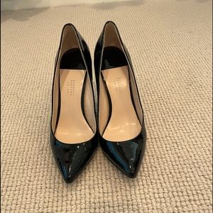 Barney’s New York Black Patent Pumps